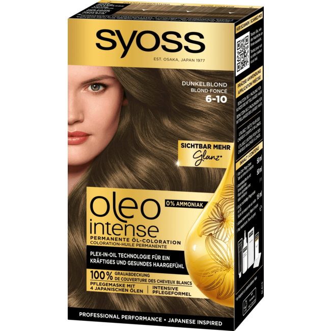 Syoss Oleo Intense Haarverf 6-10 Donkerblond, 1 St