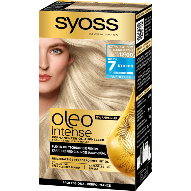 Syoss Oleo Intense Haar Bleekmiddel 12-00 Extra Platinum 1 St