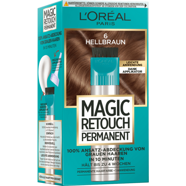 L'Oréal Paris Magic Retouch Uitgroeiset 6 Lichtbruin 1 St
