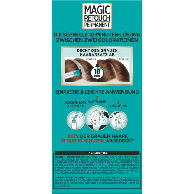 L'Oréal Paris Magic Retouch Uitgroeiset 6 Lichtbruin 1 St