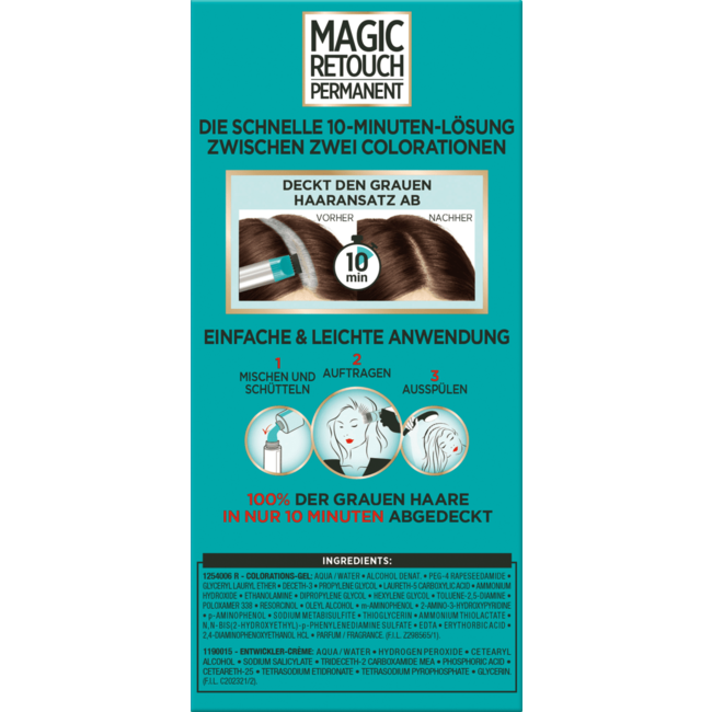 L'Oréal Paris Magic Retouch Uitgroeiset 4 Donkerbruin 1 St