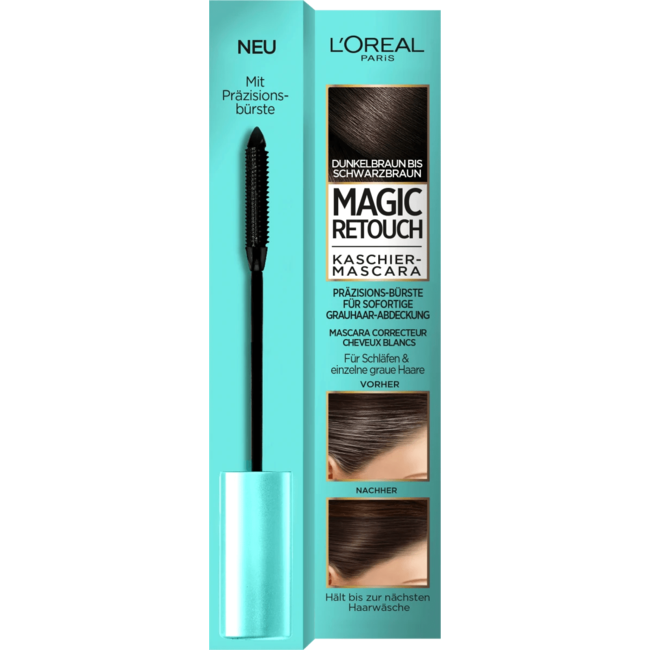 L'Oréal Paris Magic Retouch Haarmascara Donkerbruin Tot Zwartbruin 8 ml