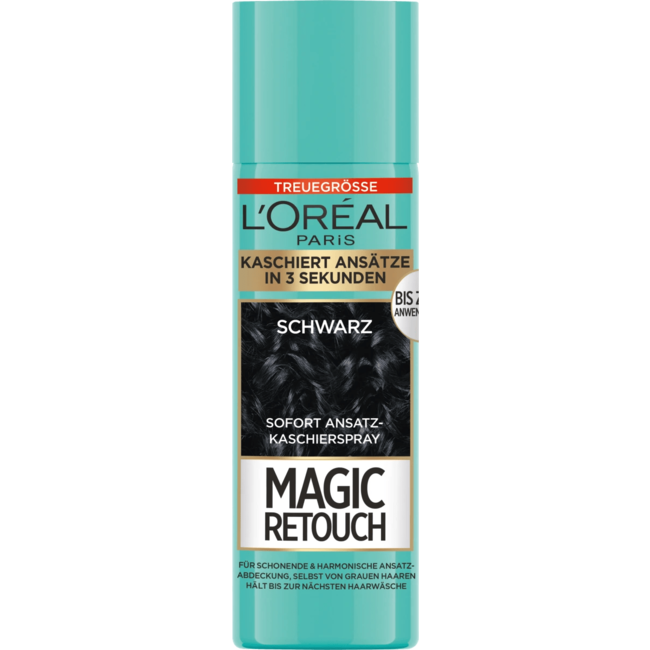 L'Oréal Paris Magic Retouch Rootspray Zwart 90 ml
