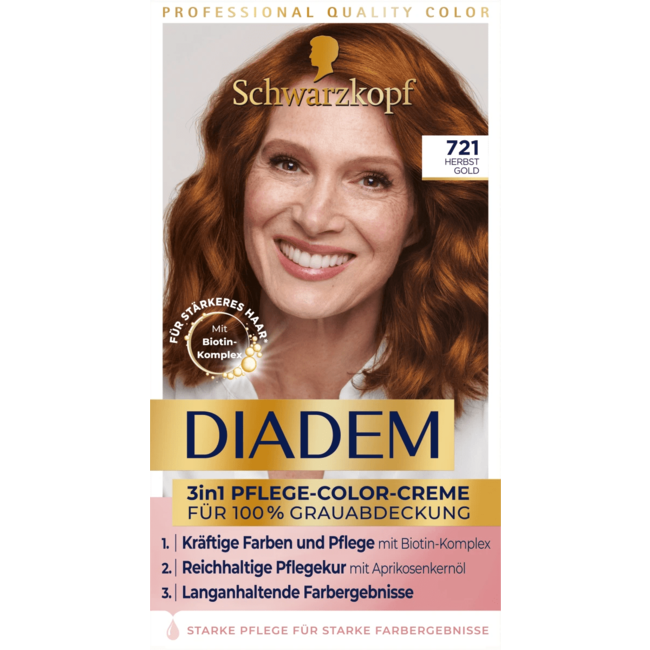 Schwarzkopf Diadem Haarverf 721 Herfst Goud 1 St