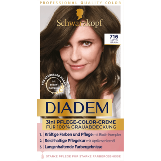 Schwarzkopf Diadem Schwarzkopf Diadem Haarverf 716 Middenbruin