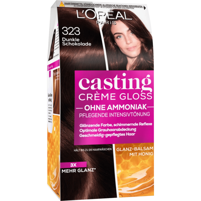 L'Oréal Paris Casting Crème Gloss Haarverf 323 Donkere Chocolade 1 St
