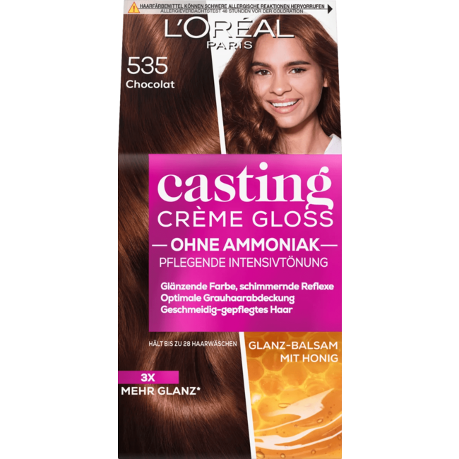 L'Oréal Paris Casting Crème Gloss Haarverf 535 Chocolate 1 St