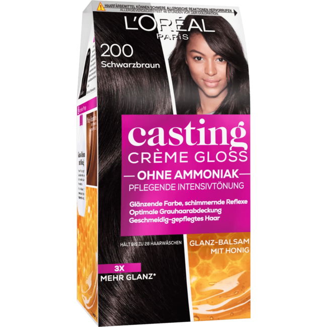 L'Oréal Paris Casting Crème Gloss Haarverf 200 Zwartbruin 1 St
