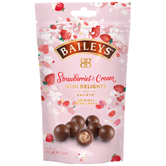 BAILEYS Chocolate Mini Delights Strawberry & Cream 102g