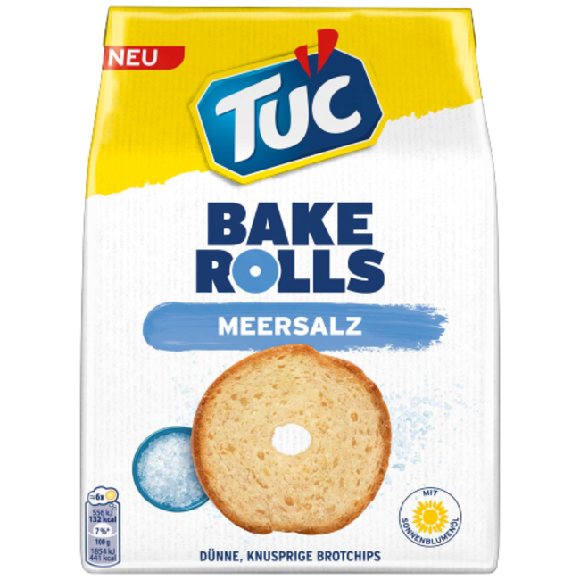 TUC Bake Rolls Sea Salt 150g