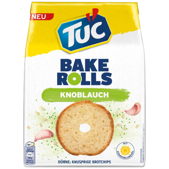 TUC Bake Rolls Garlic 150g