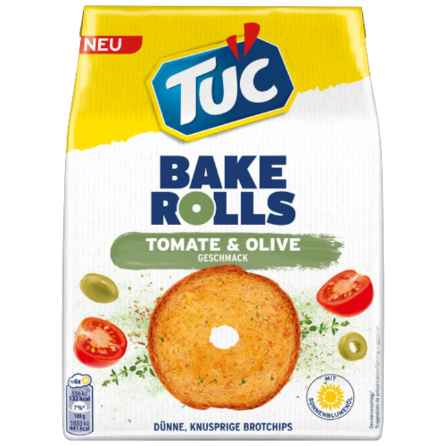 TUC Bake Rolls Tomate & Olive 150g