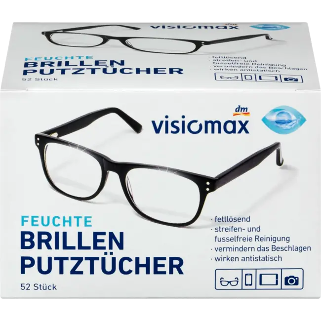 Visiomax Brillenpoetsdoekjes 52 St