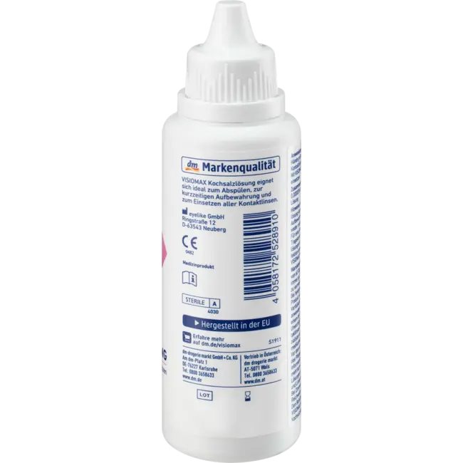 Visiomax Lenzenvloeistof Zoutoplossing 100 ml