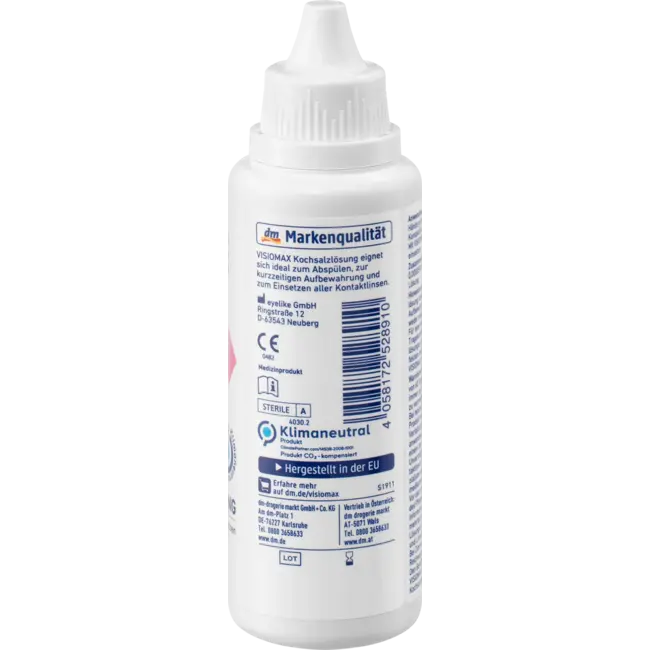 Visiomax Lenzenvloeistof Zoutoplossing 100 ml