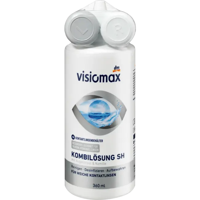 Visiomax Lenzenvloeistof Combinatieoplossing Ogentroost En Kamille 360 ml