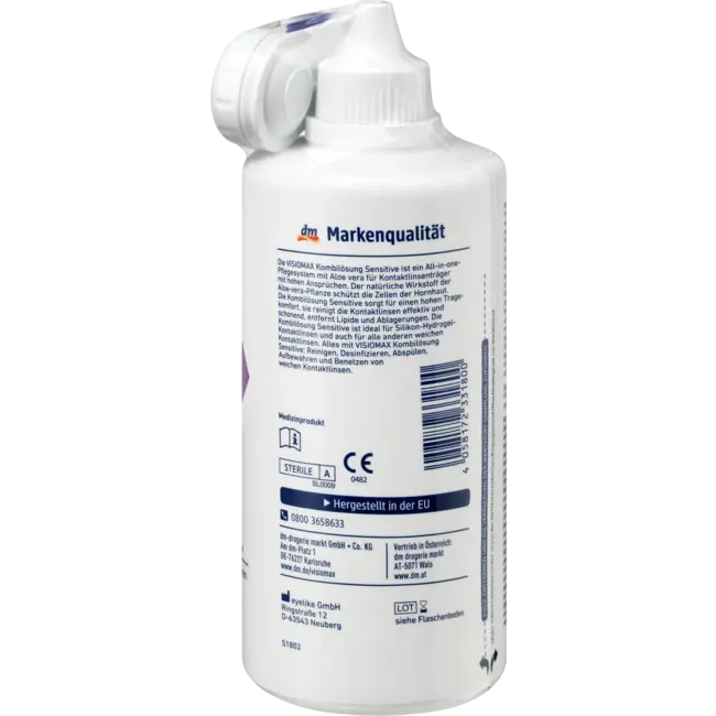 Visiomax Lenzenvloeistof Combioplossing Sensitive 360 ml