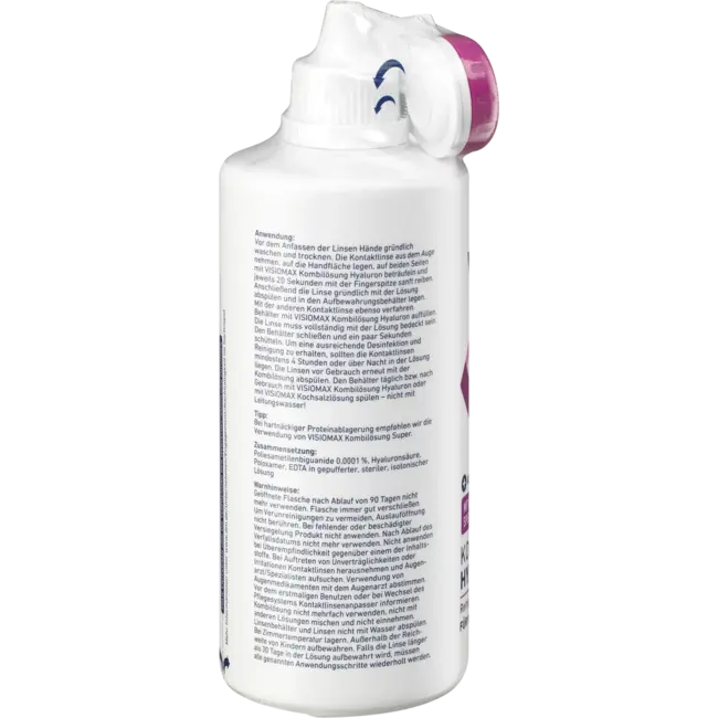 Visiomax Lenzenvloeistof Combi-Oplossing Hyaluronzuur 360 ml