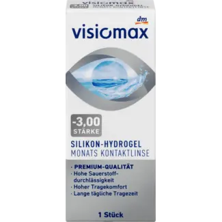 VISIOMAX Visiomax Siliconen Hydrogel Maandlens -3,00