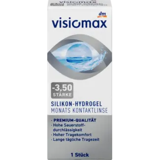 VISIOMAX Visiomax Siliconen Hydrogel Maandlens - 3,50