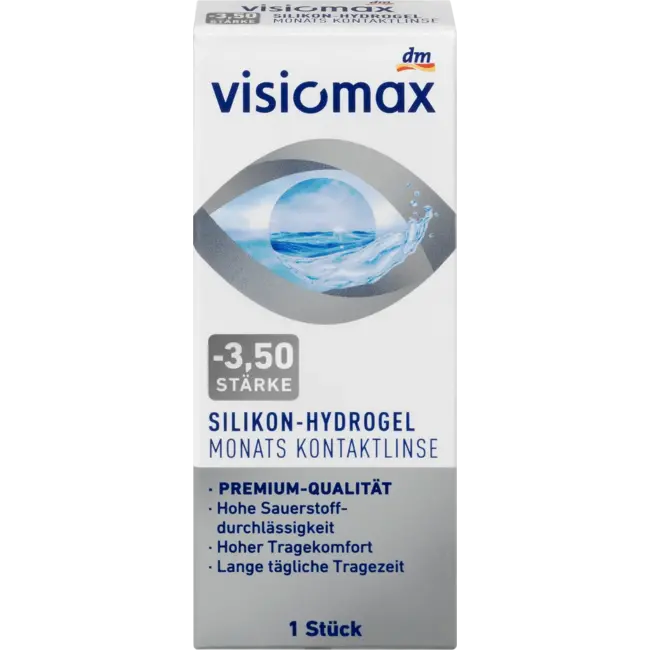 Visiomax Siliconen Hydrogel Maandlens - 3,50 1 St