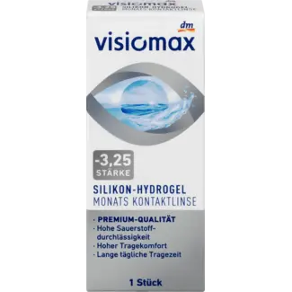 VISIOMAX Visiomax Siliconen Hydrogel Maandlens -3,25