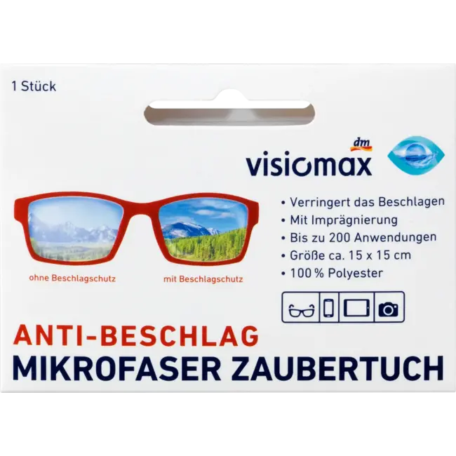 Visiomax Anti-Condens Microvezel Toverdoek 1 St