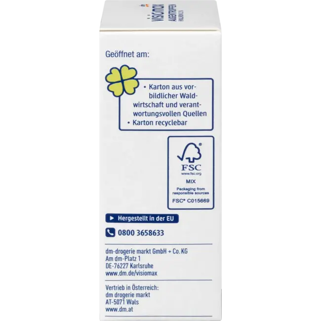 Visiomax Oogdruppels Met 0,3% Hyaluronzuur 10 ml