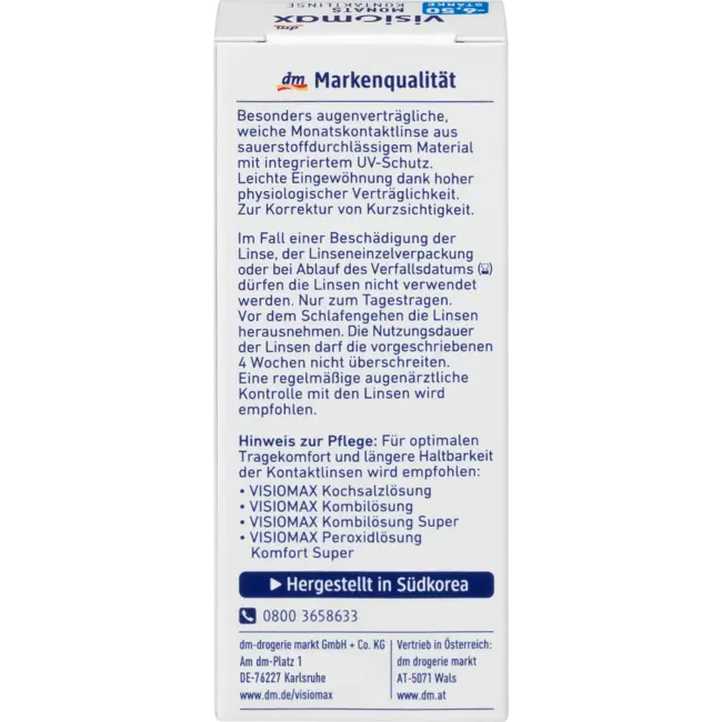 Visiomax Maandlens -6,50 1 St