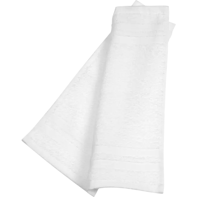 Ebelin Badstof Handdoek Wit 100% Biologisch Katoen 30x30 cm 1 St