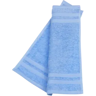 ebelin Ebelin Badstof Handdoek Lichtblauw Bio-Katoen 30x30 cm