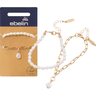 ebelin Ebelin Armband Set Gouden Look Met Kralen