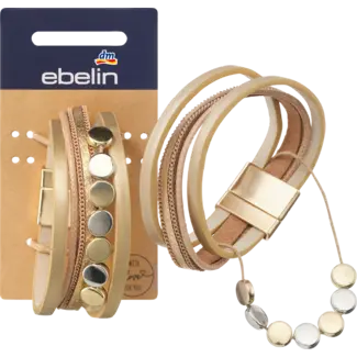 ebelin Ebelin Armband Met Sluiting Goud-look