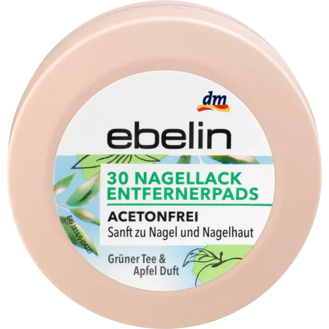 Ebelin Nagellak Remover Pads Acetonvrij 30 St