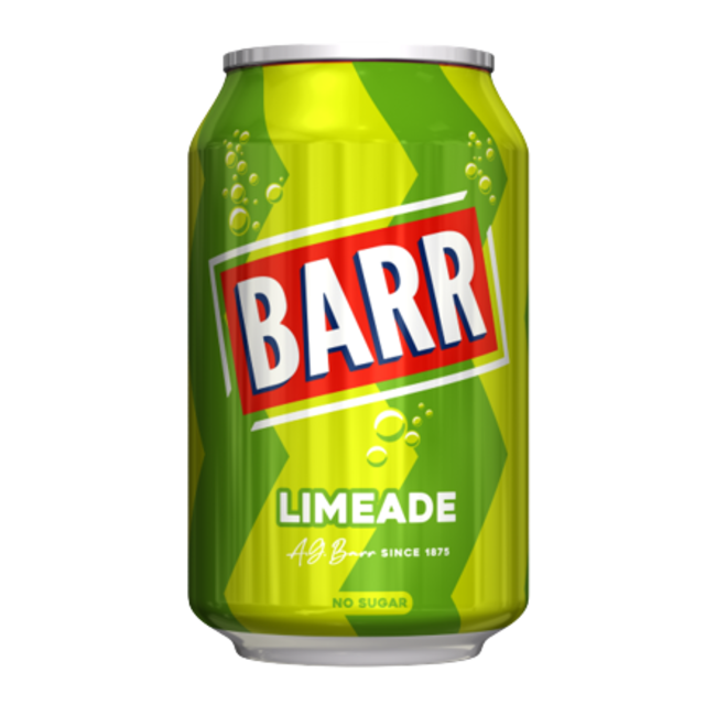 BARR Limeade No Sugar 330ml