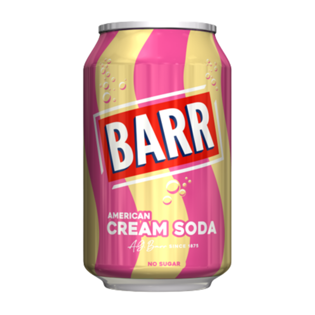 BARR American Cream Soda No Sugar 330ml