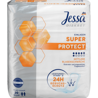 Jessa Jessa Discreet Incontinentie Inlegkruisjes Super Protect