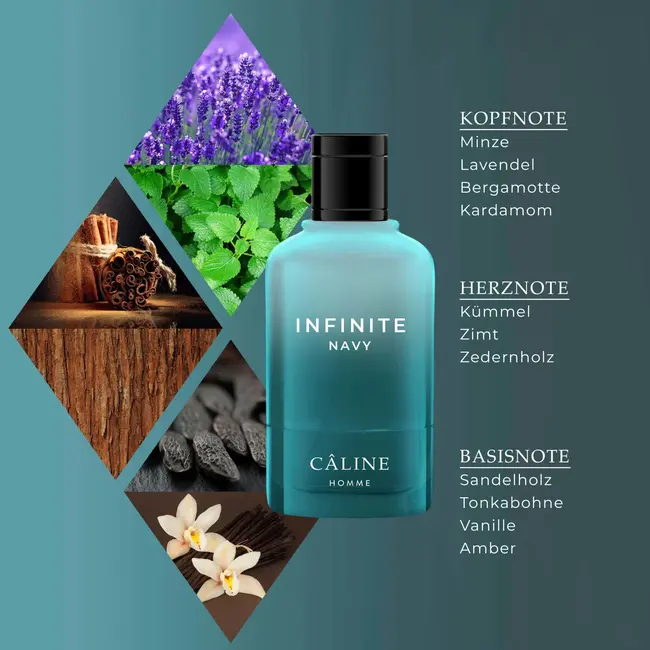 Caline Homme Infinite Navy Eau De Toilette 60 ml