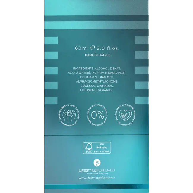 Caline Homme Infinite Navy Eau De Toilette 60 ml