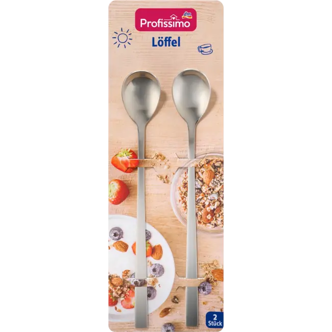 Profissimo Lepel Lang Zilver 2 St