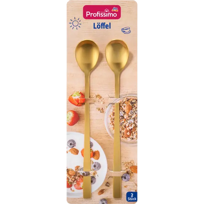 Profissimo Lepel Lang Goud 2 St