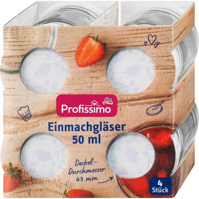 Profissimo Inmaakpotten 50ml 4 St