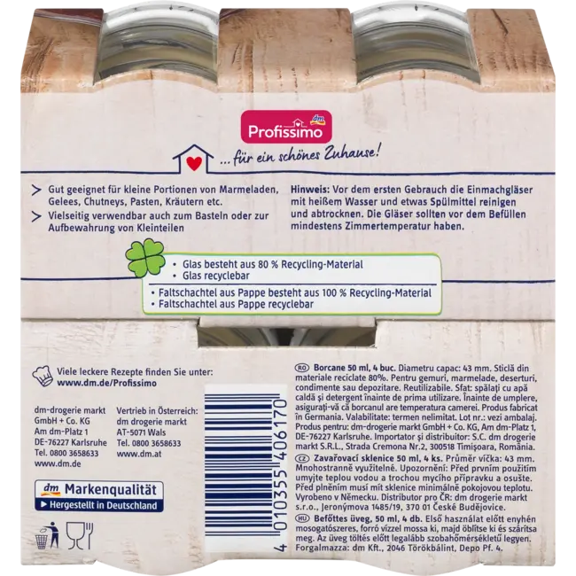 Profissimo Inmaakpotten 50ml 4 St