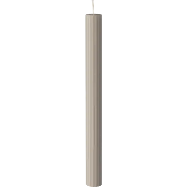 Profissimo Spitse Kaarsen Groef Taupe 2 St
