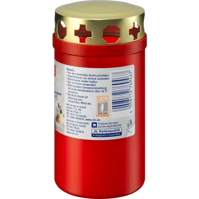 Profissimo Grafkaars Met Deksel Rood 1 St