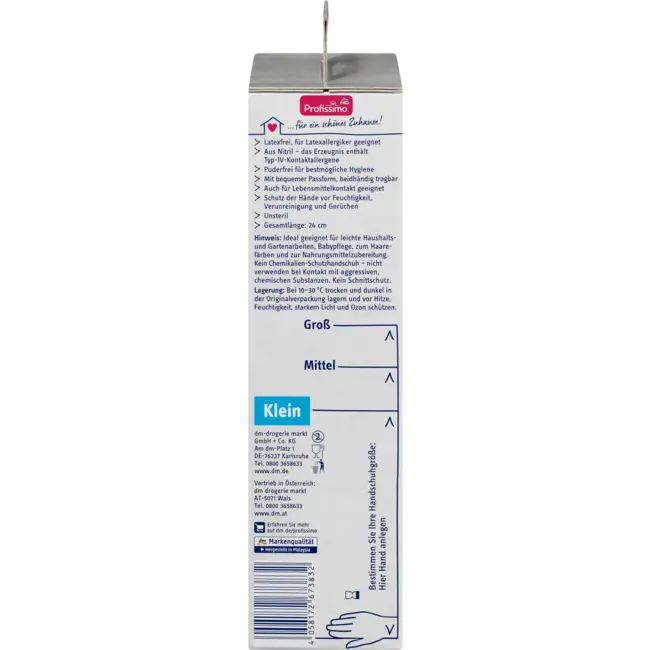 Profissimo Wegwerphandschoenen Latexvrij Wit Klein 60 St