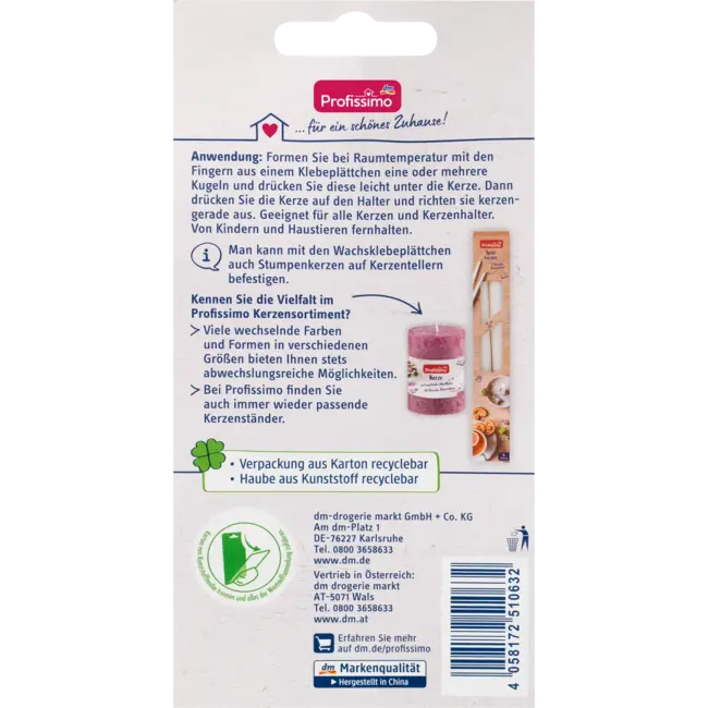 Profissimo Waskleefpads Voor Kaarsen 24 St