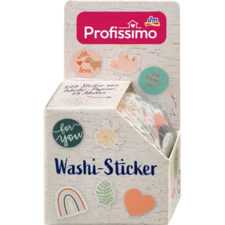 Profissimo Profissimo Washi stickers 13 Motief