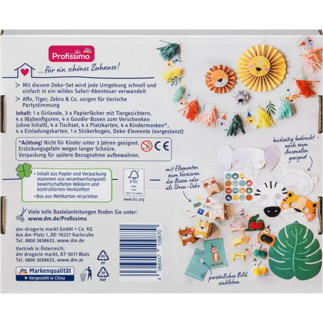 Profissimo Feestdecoratieset Jungle 1 St