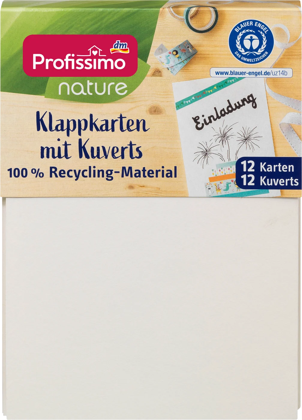 Profissimo Nature Vouwkaartenset Met Enveloppen Van Gerecycled ...